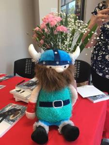 Viking doll and books